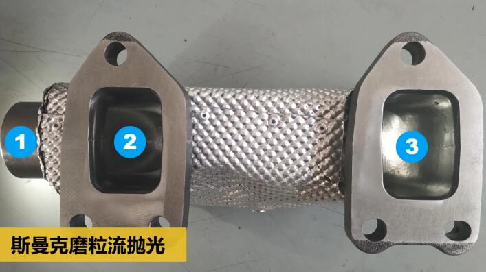 大型鑄件內型腔拋光:磨粒流設備拋光后內型腔光潔度顯著提高